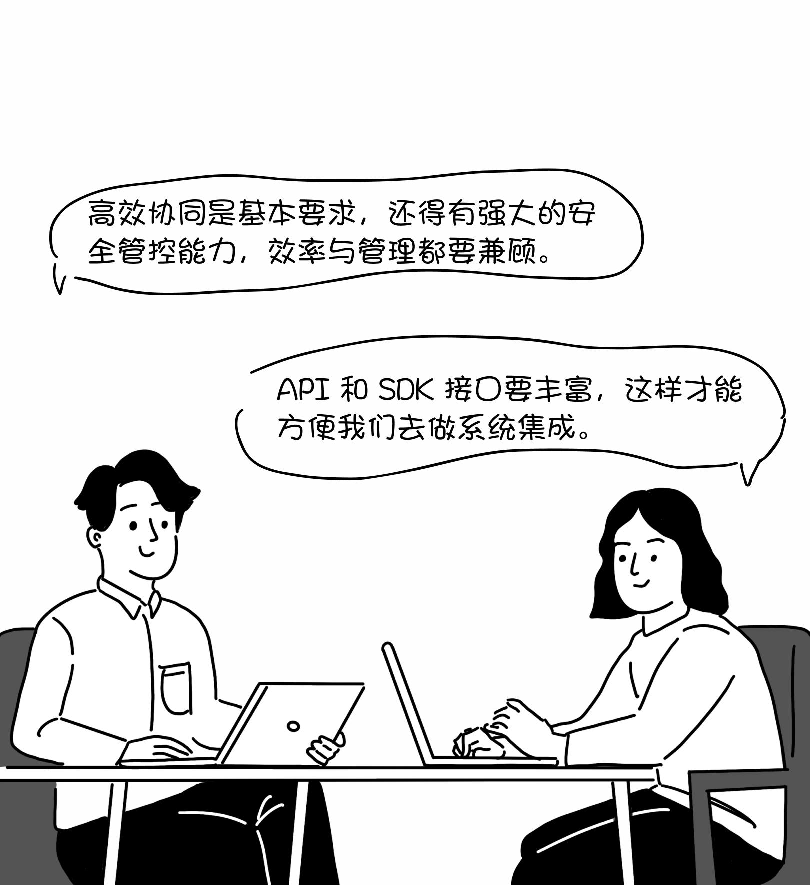 漫画提出安全管控和 API、SDK 接口等选型要求