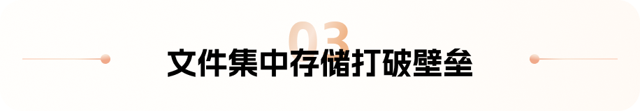 章节标题:文件集中存储打破壁垒