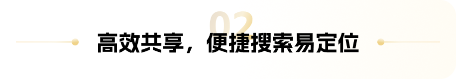 章节标题:高效共享,便捷搜索易定位